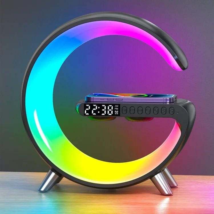 LichtHarmonie - Innovatieve Kleurijke Wek Lamp met Bluetooth Speaker - HeimDeals.be 0