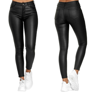 HeimElegance™ | Luxe Leren Stretch Broek - HeimDeals.be Broeken